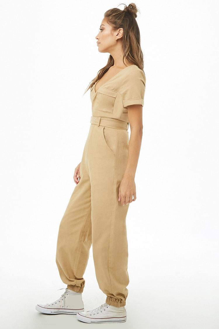 utility jogger jumpsuit
