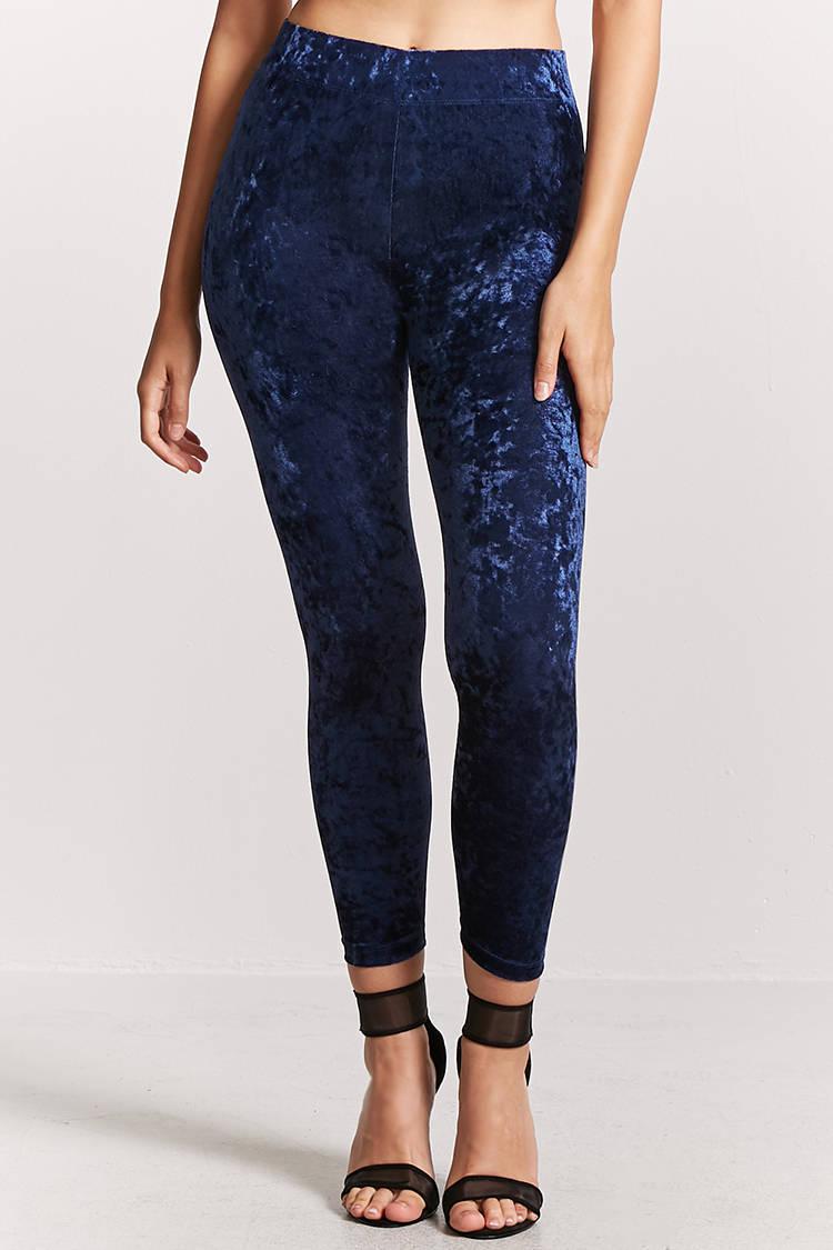 Forever 21 Crushed Velvet Leggings in 