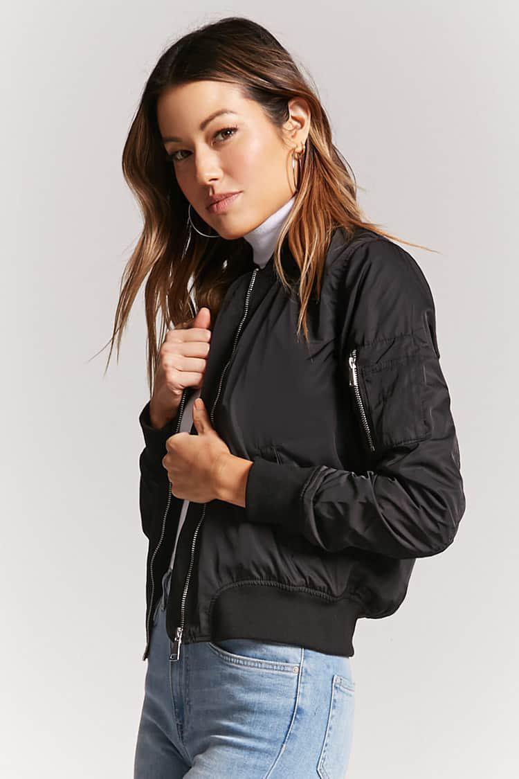 Forever 21 bomber jacket womens Clearance