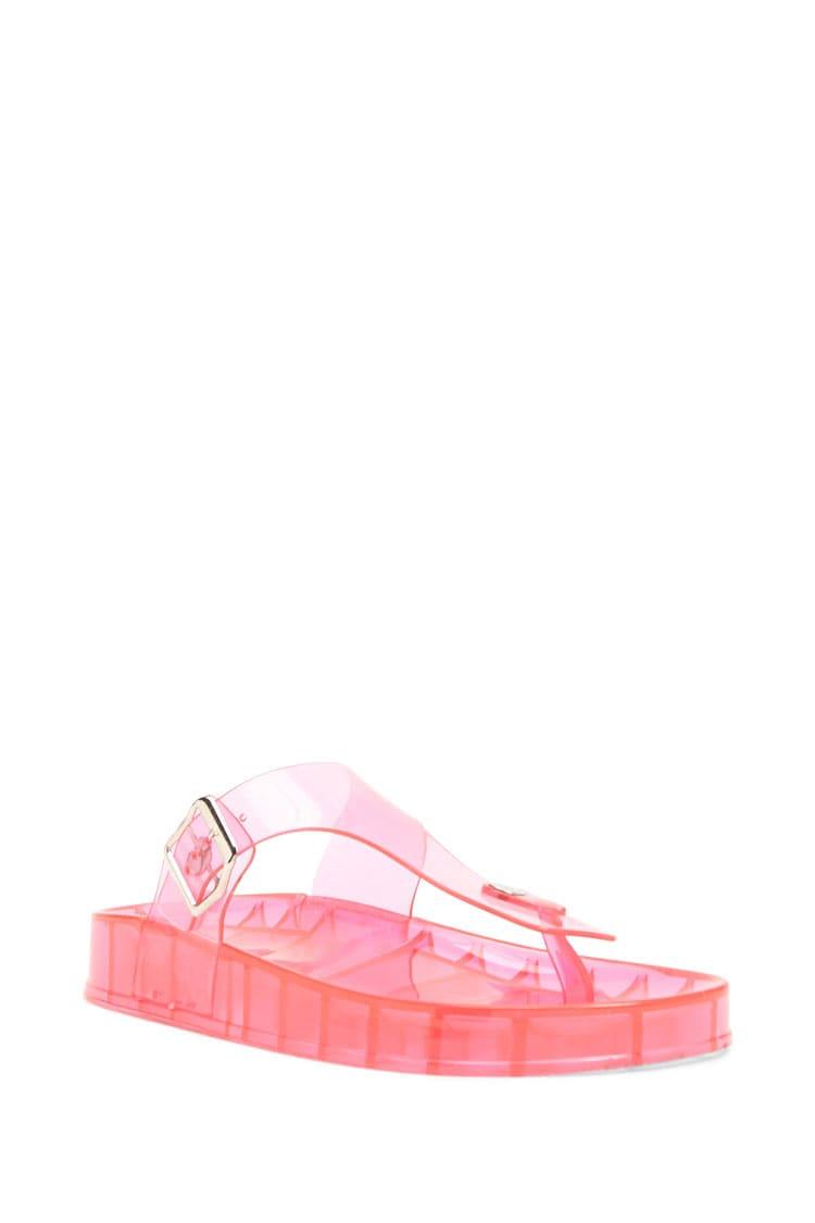 Forever 21 Women�s Jelly Thong Sandals in Pink Lyst