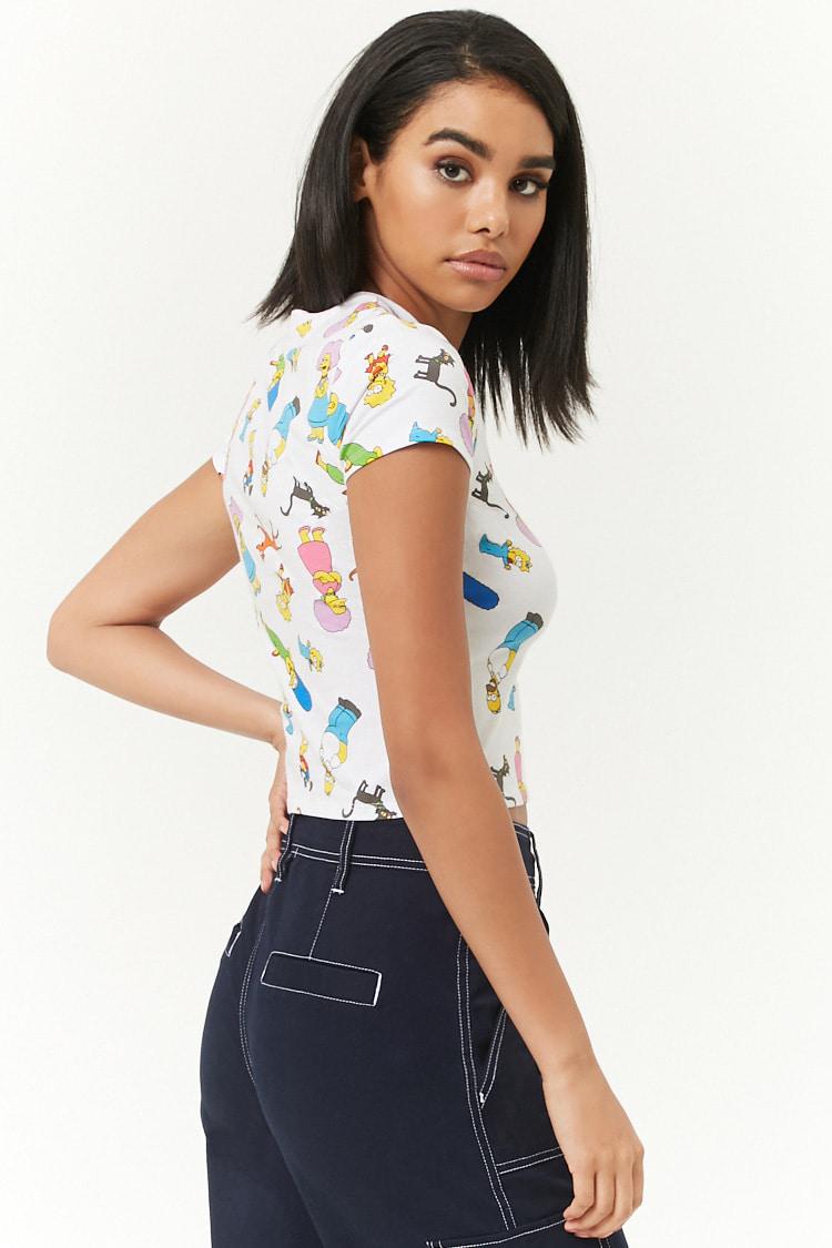 simpsons crop top forever 21