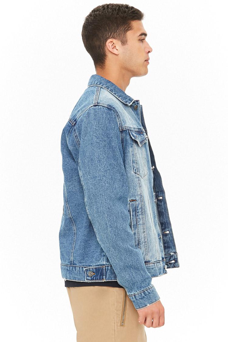 forever 21 mickey mouse denim jacket