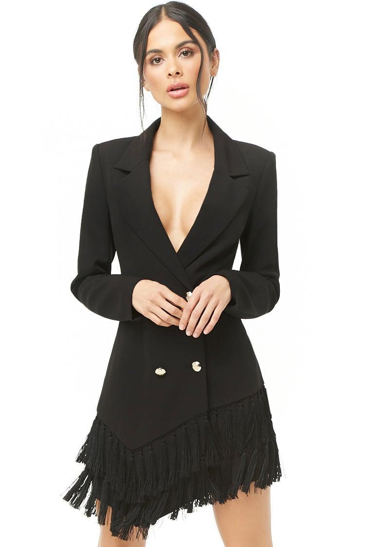 blazer with fringe