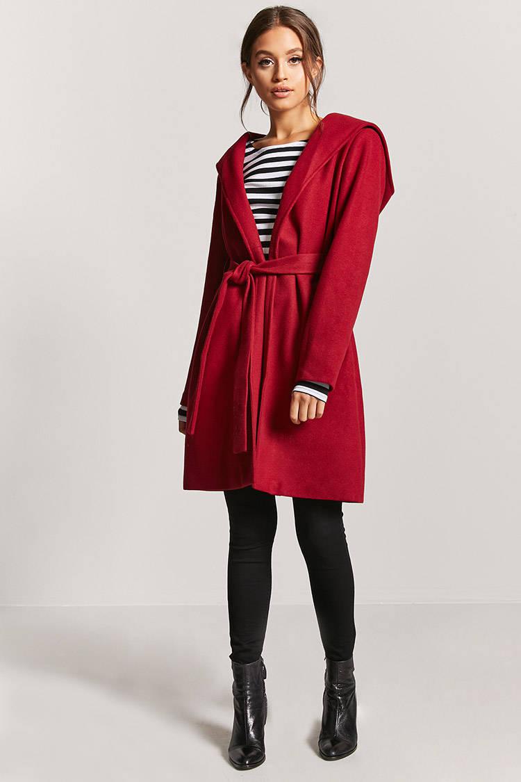 forever 21 wrap coat