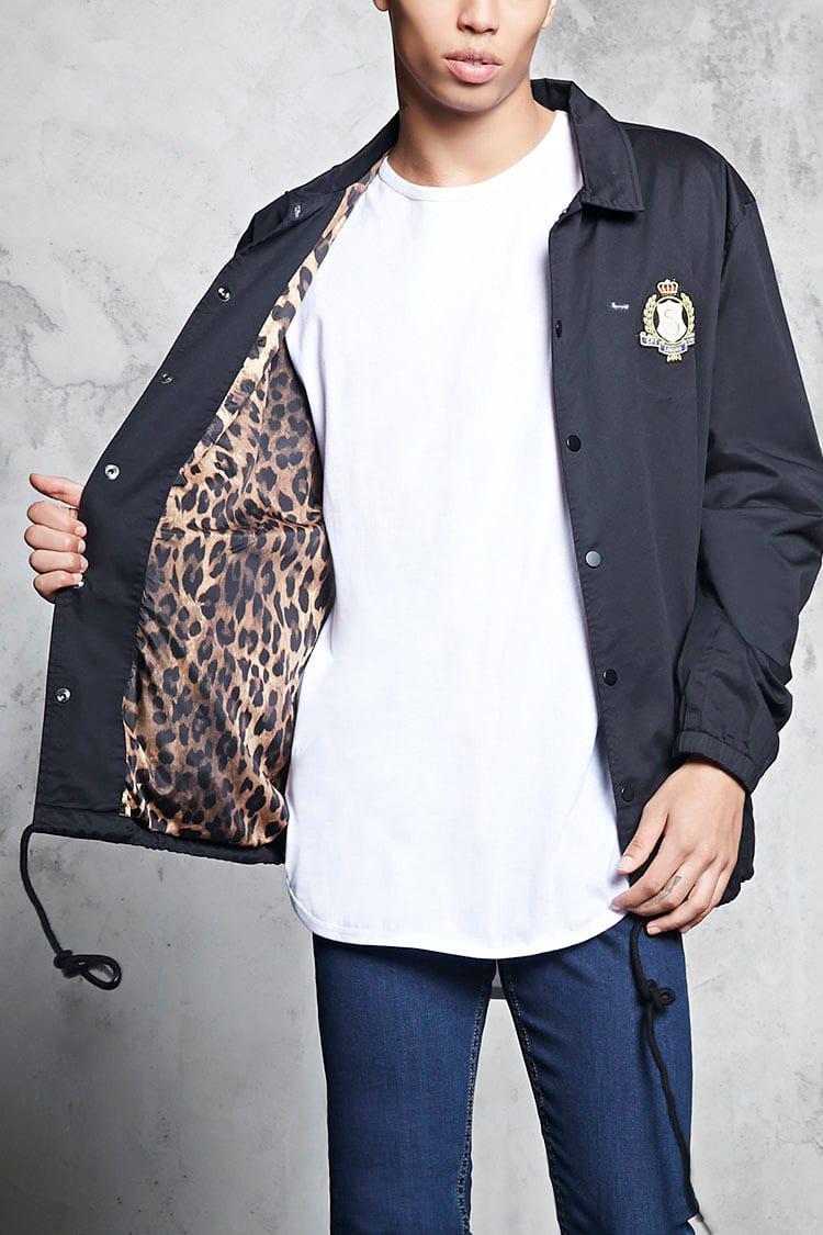 graphic coach jacket