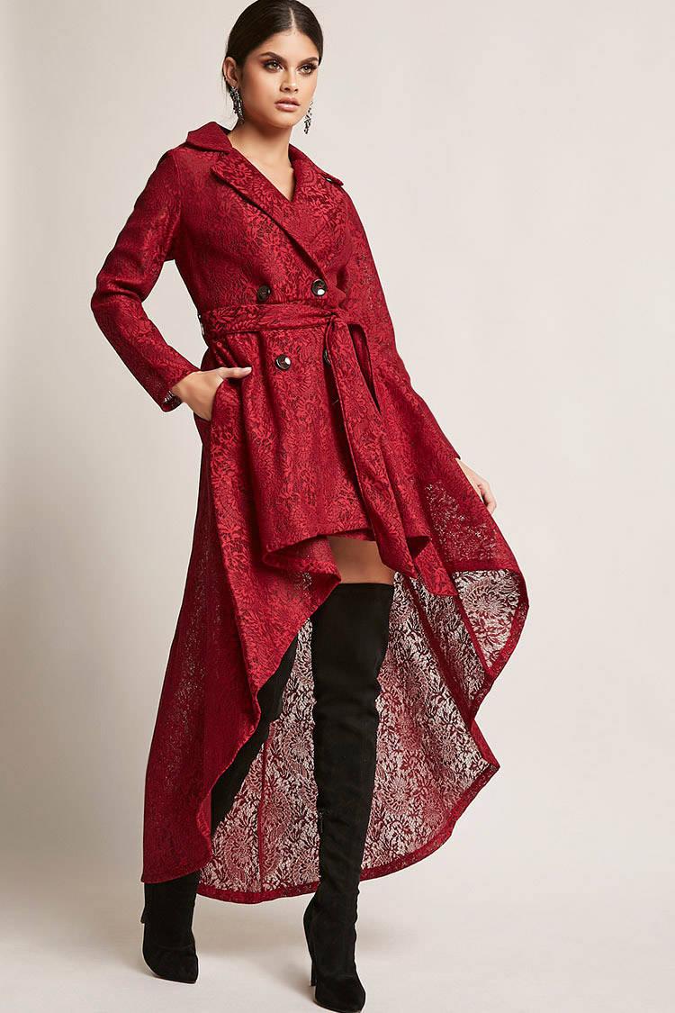 high low coat dress