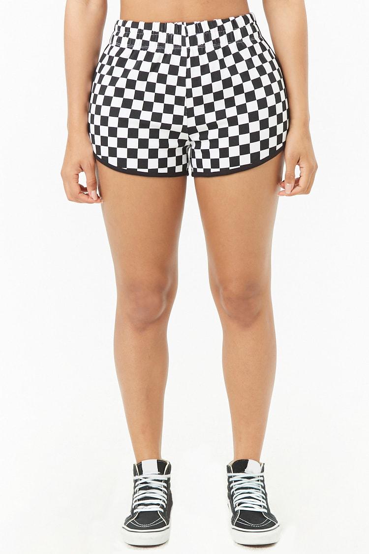 forever 21 checkered shorts