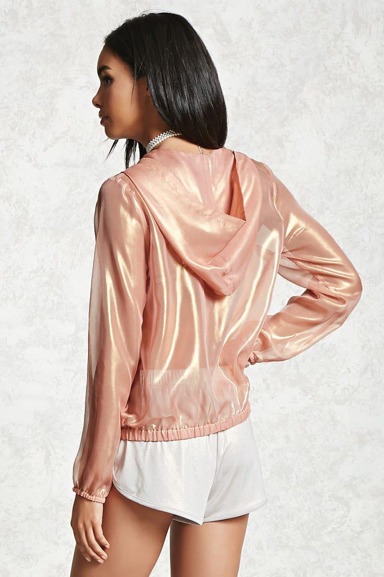 pink sheer jacket