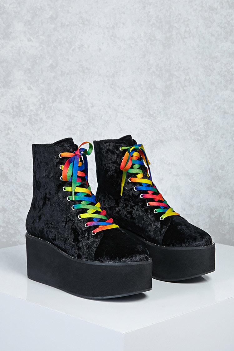 rainbow platform sneakers forever 21