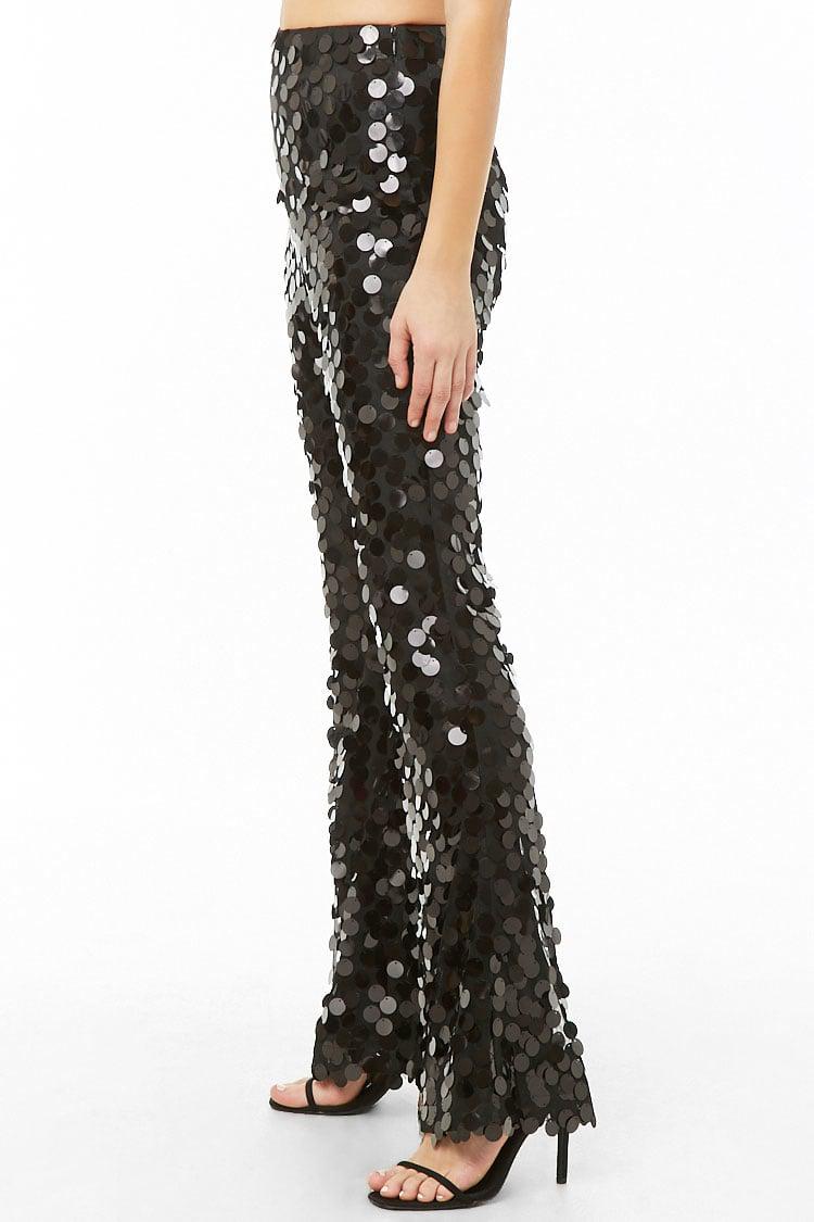 Forever 21 Synthetic Sequin Flare Pants ...