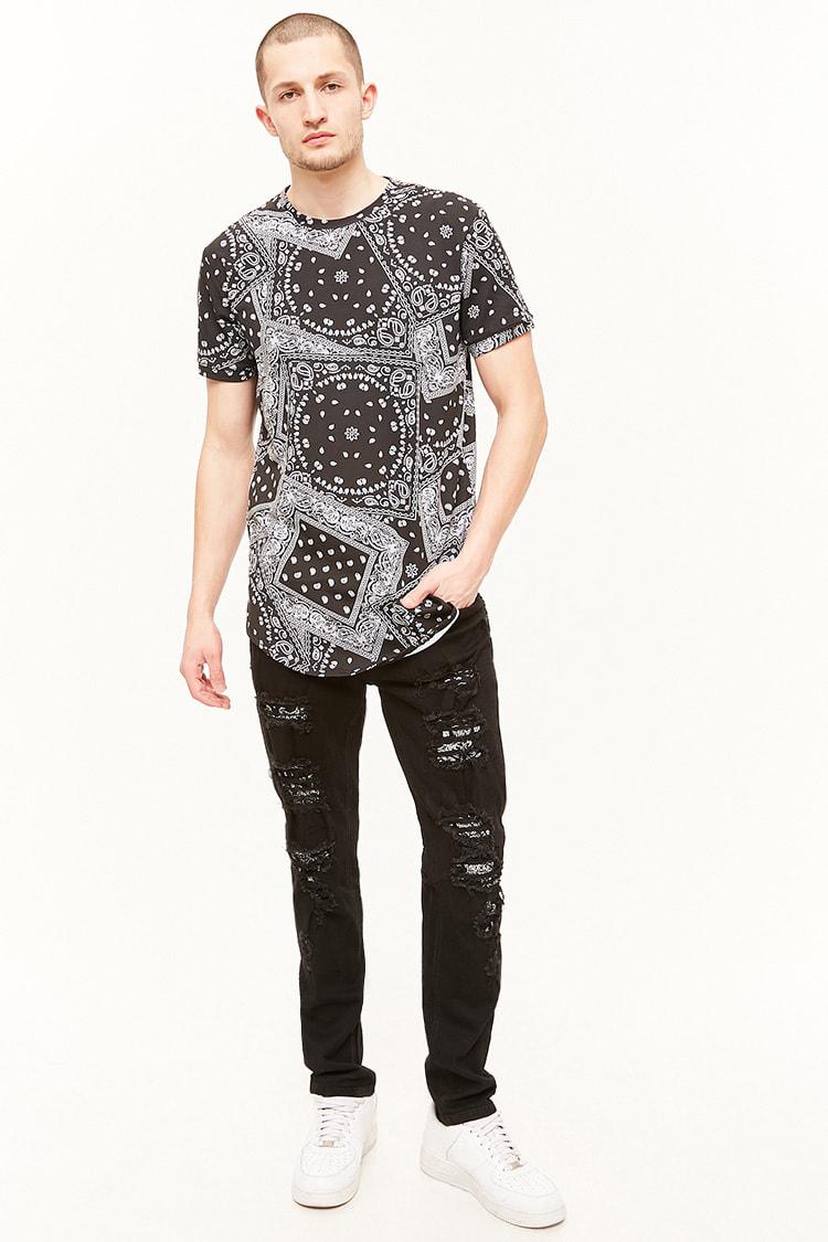 Forever 21 Denim Victorious Bandana 
