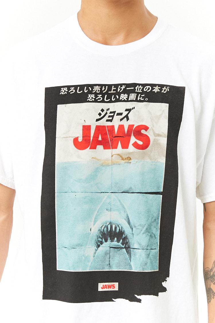 Forever 21 Cotton Jaws Graphic Tee in 
