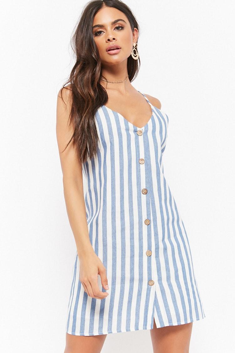 forever 21 button front dress