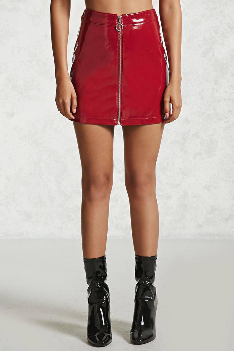 Forever 21 Red Leather Skirt Czech Republic, SAVE 42% - jfmb.eu