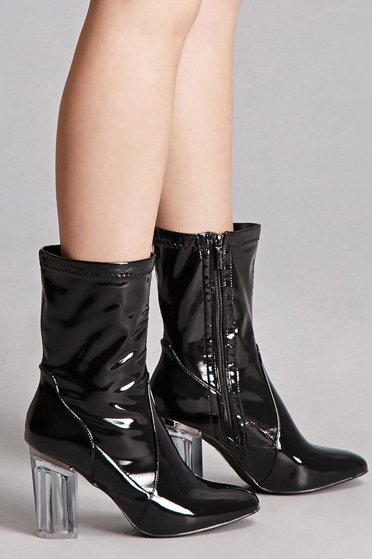 forever 21 patent boots