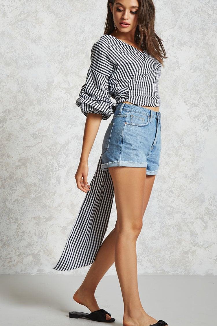 forever 21 gingham top