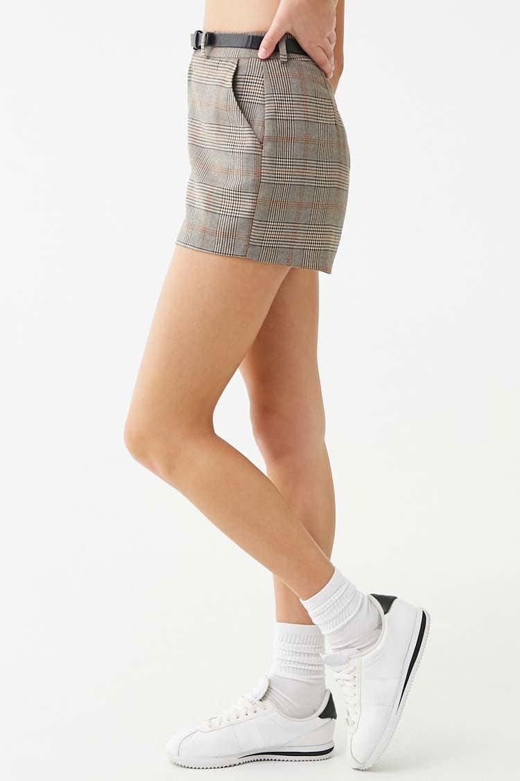 forever 21 plaid shorts