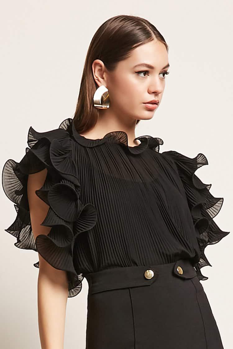 forever 21 ruffle top