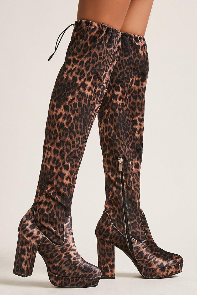 Forever 21 Bamboo Cheetah Print Over 