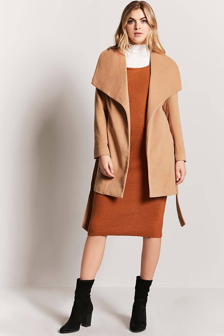 forever 21 wrap coat