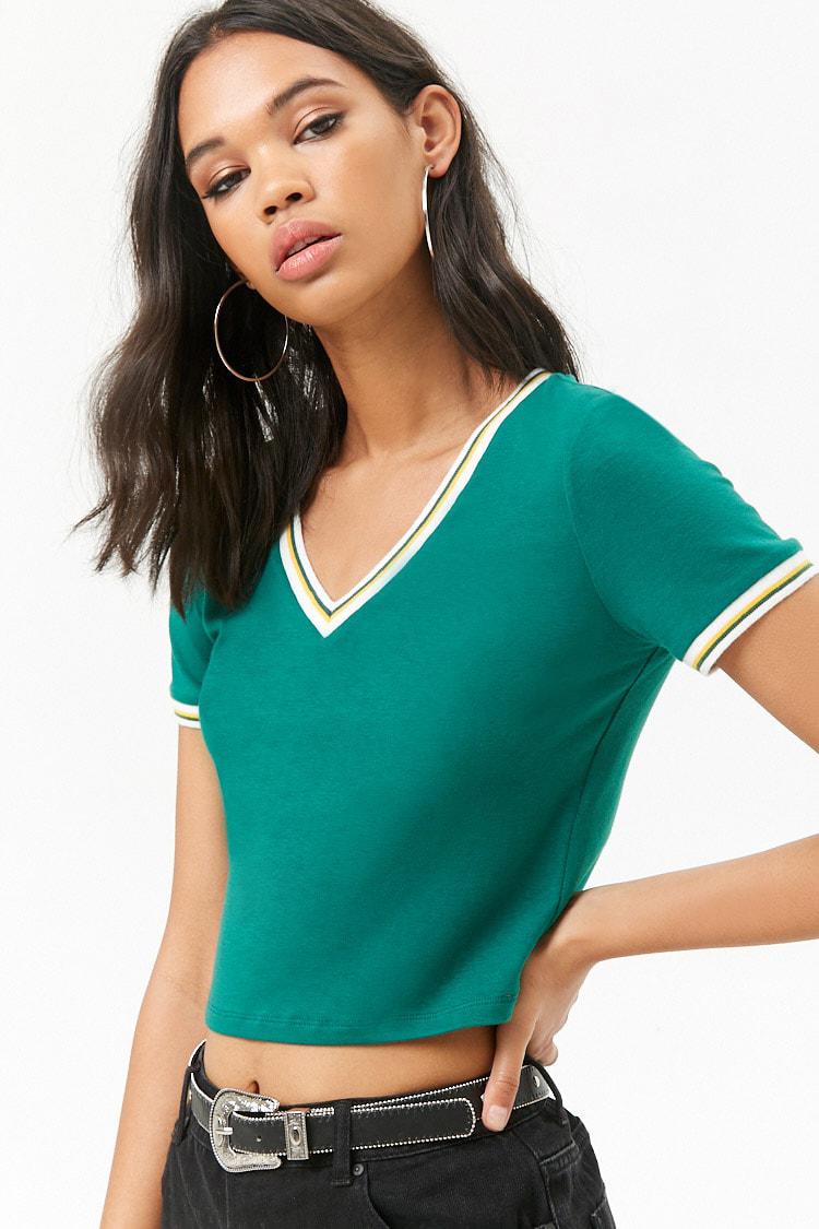 forever 21 v neck t shirt