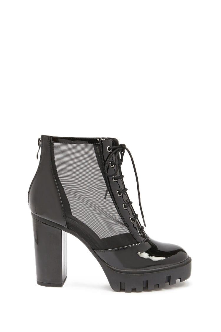 mesh booties forever 21