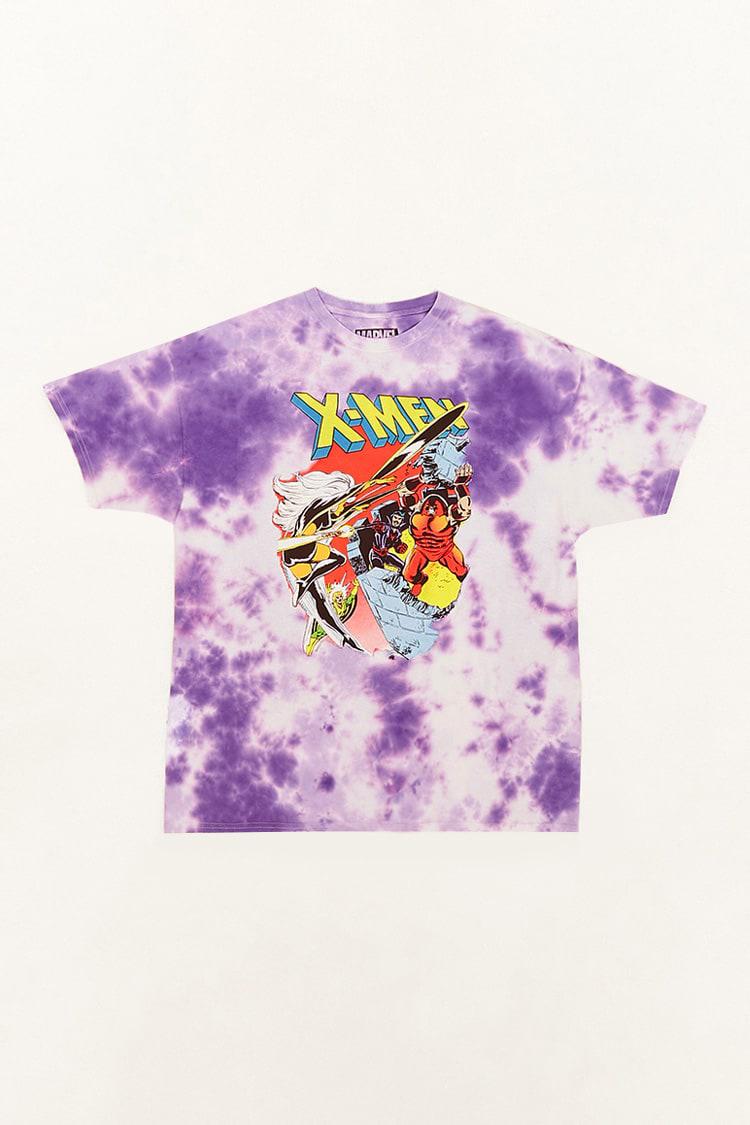 purple graphic tee