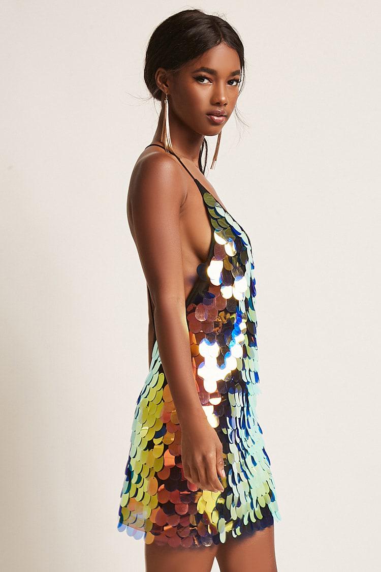 forever 21 iridescent dress
