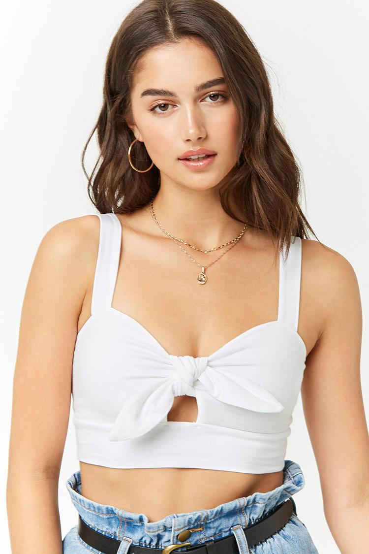 forever 21 tie front top