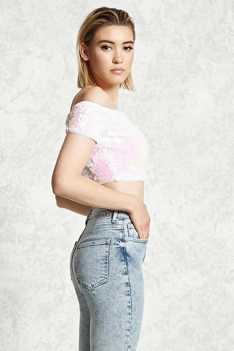 glitter top forever 21