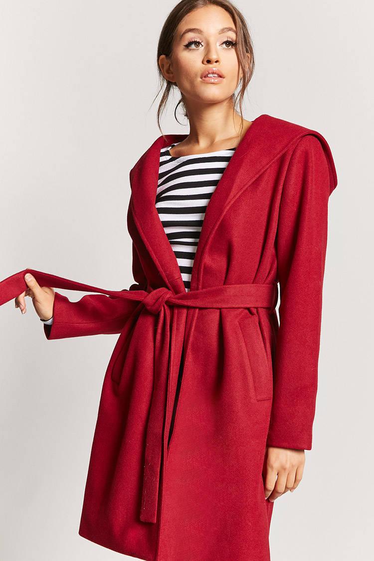 forever 21 wrap coat