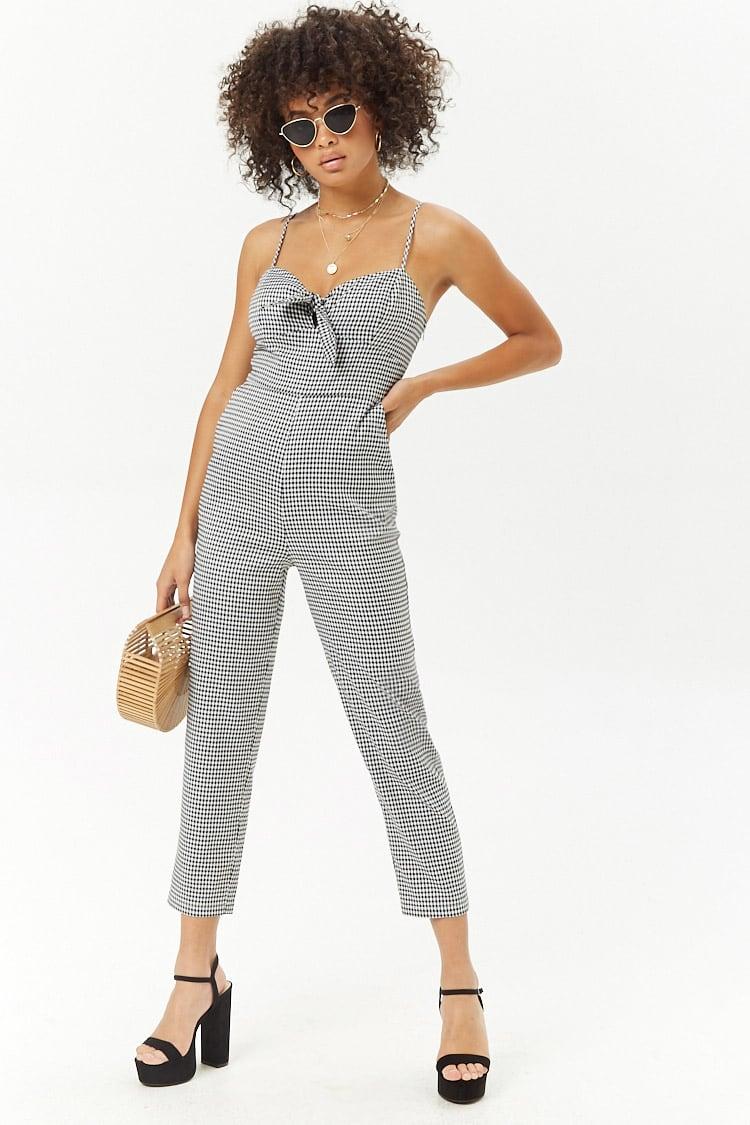 gingham jumpsuit forever 21