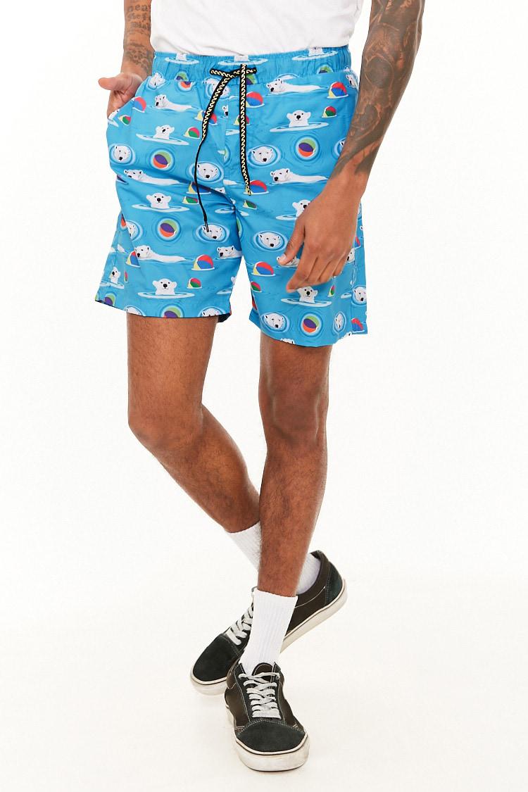 polar bear swim trunks