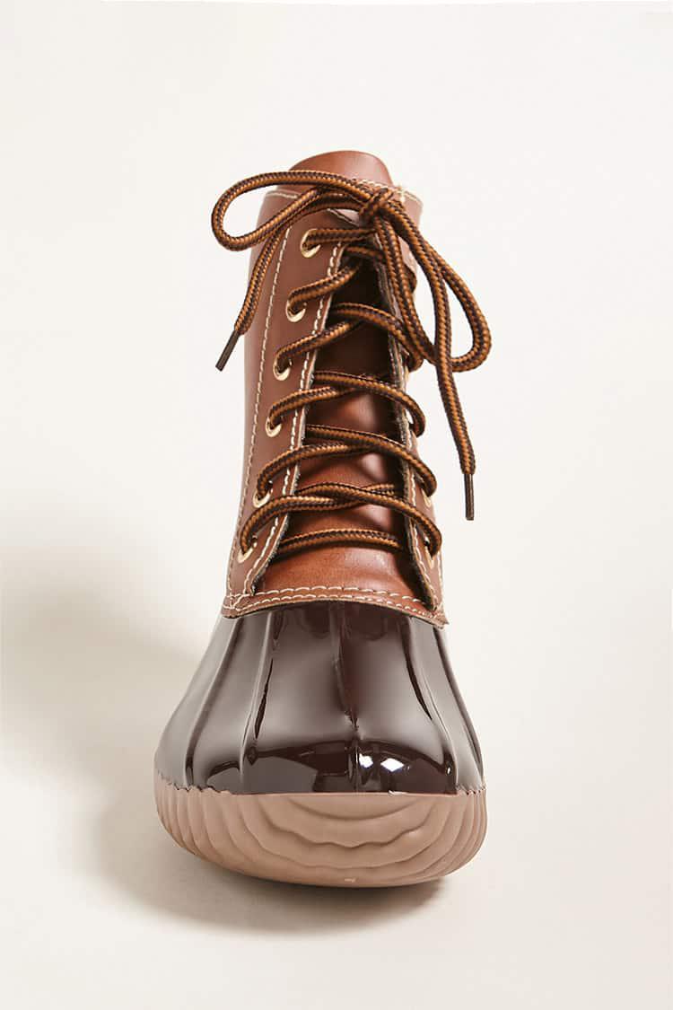 forever 21 duck boots
