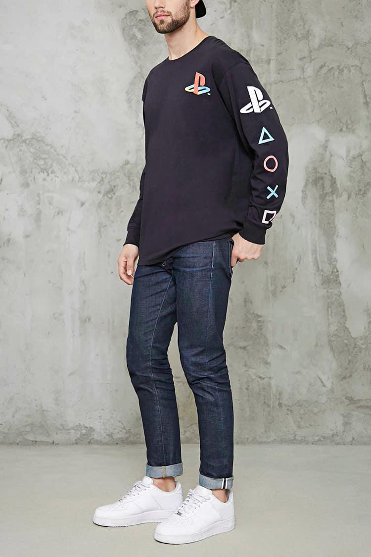 playstation shirt long sleeve forever 21