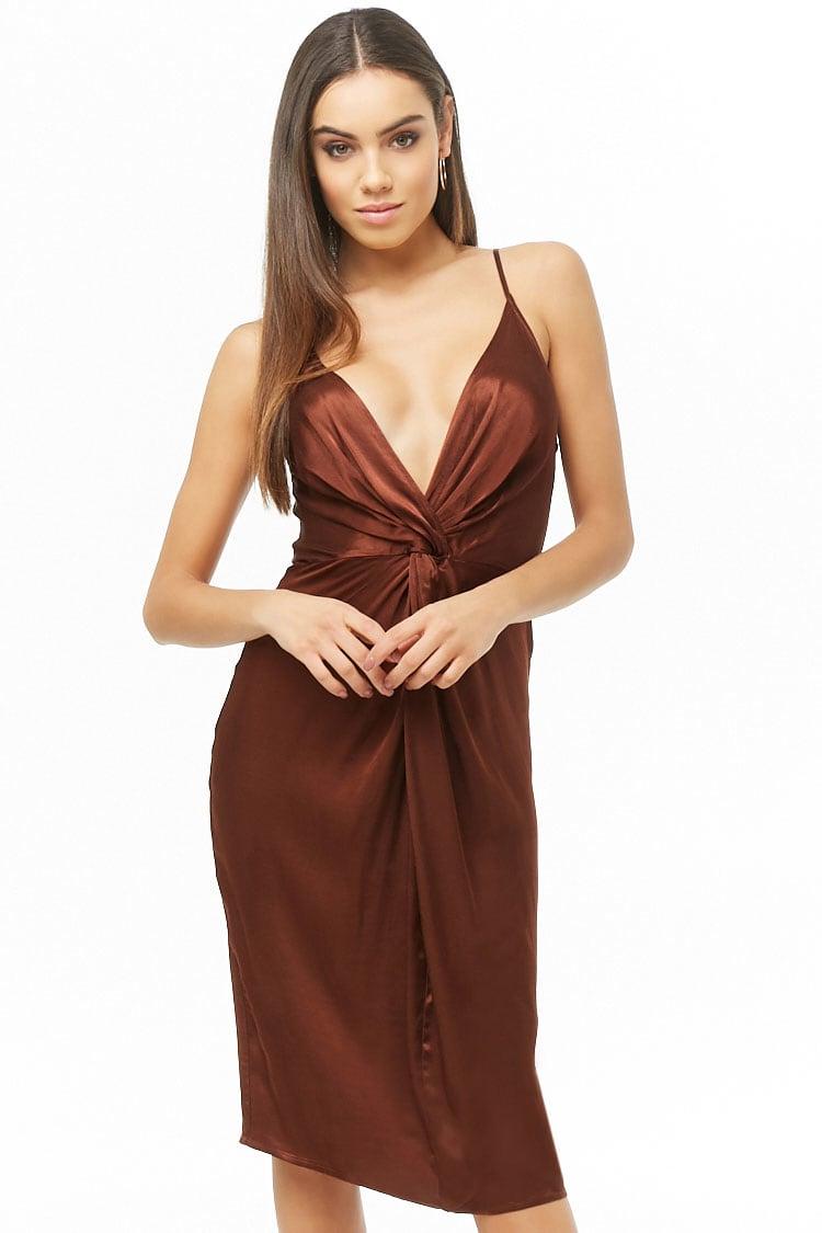 forever 21 twist front dress