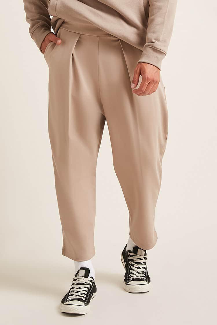 relaxed fit cropped pants