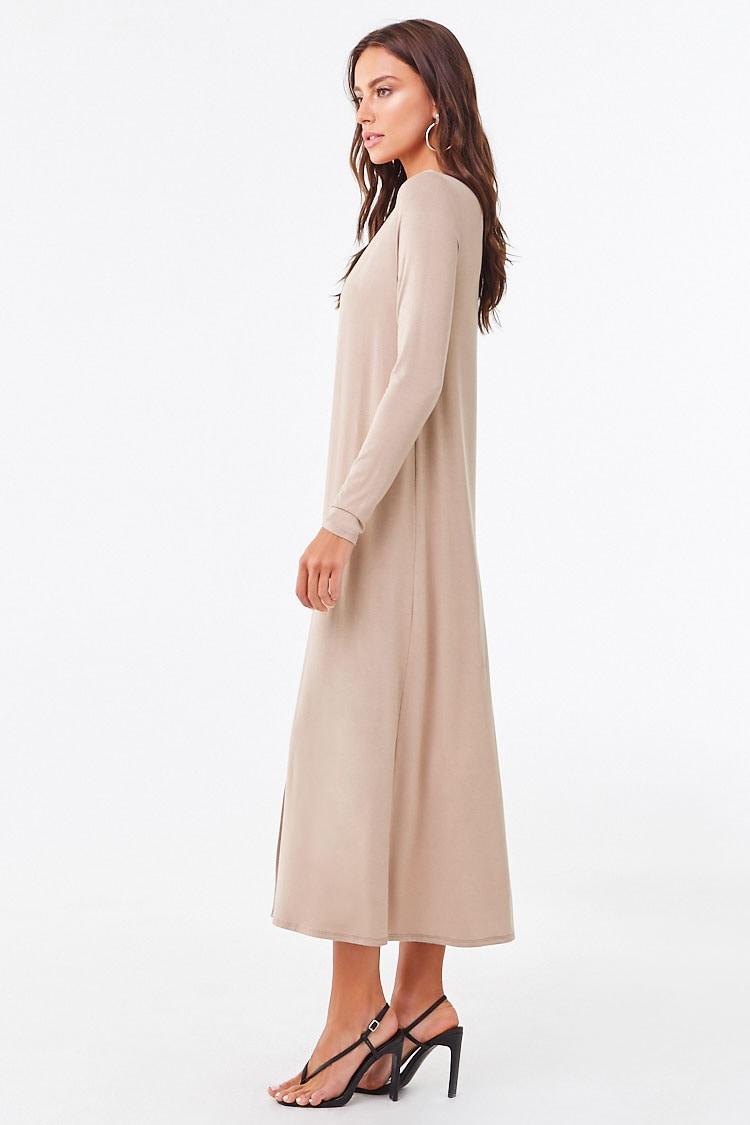 cardigan long dress