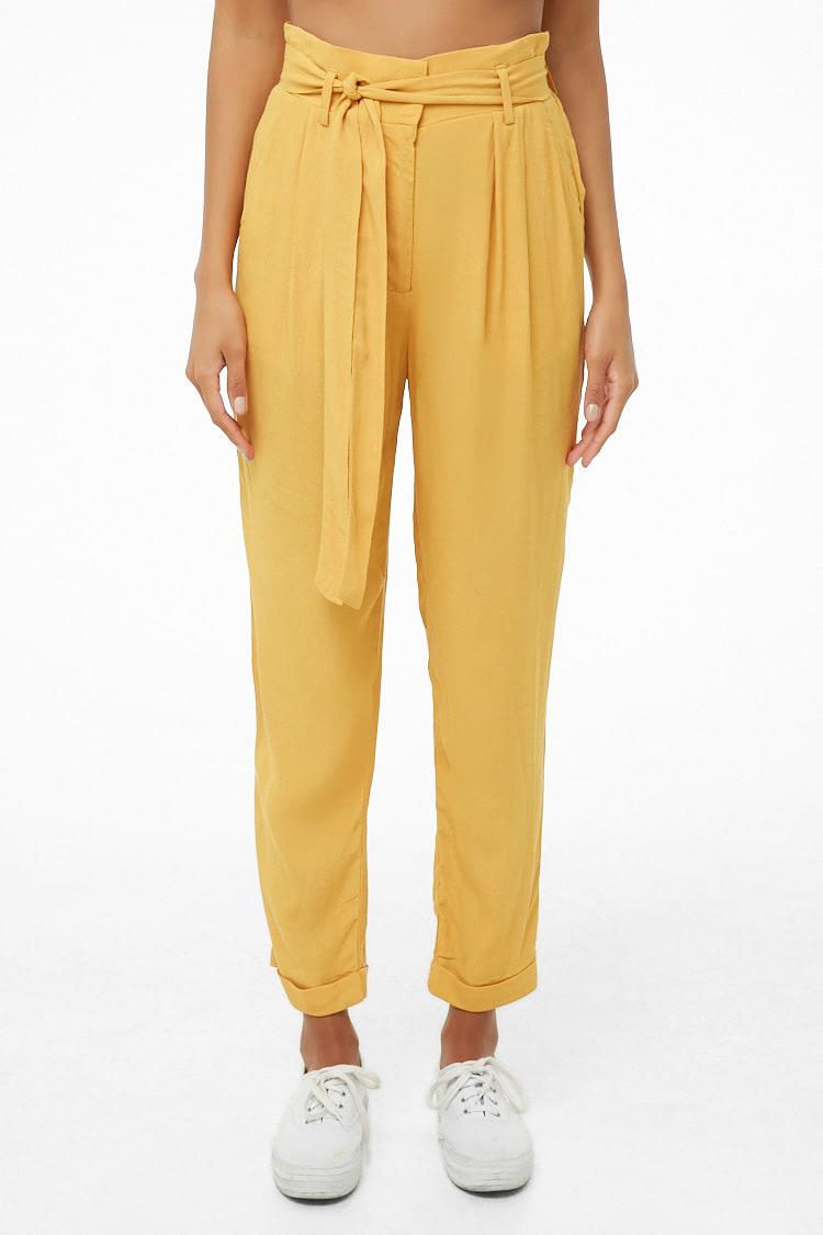 Forever 21 Synthetic Cuffed High-rise 