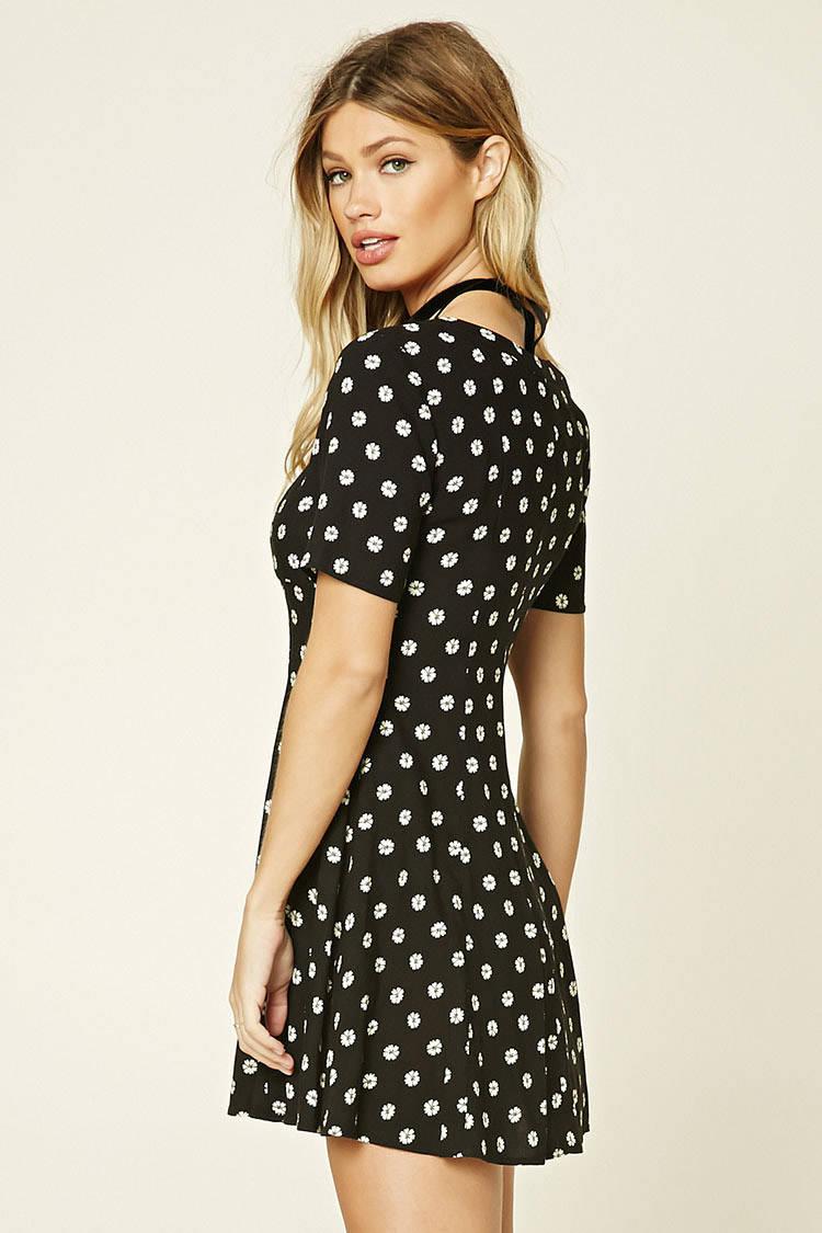 forever 21 button dress