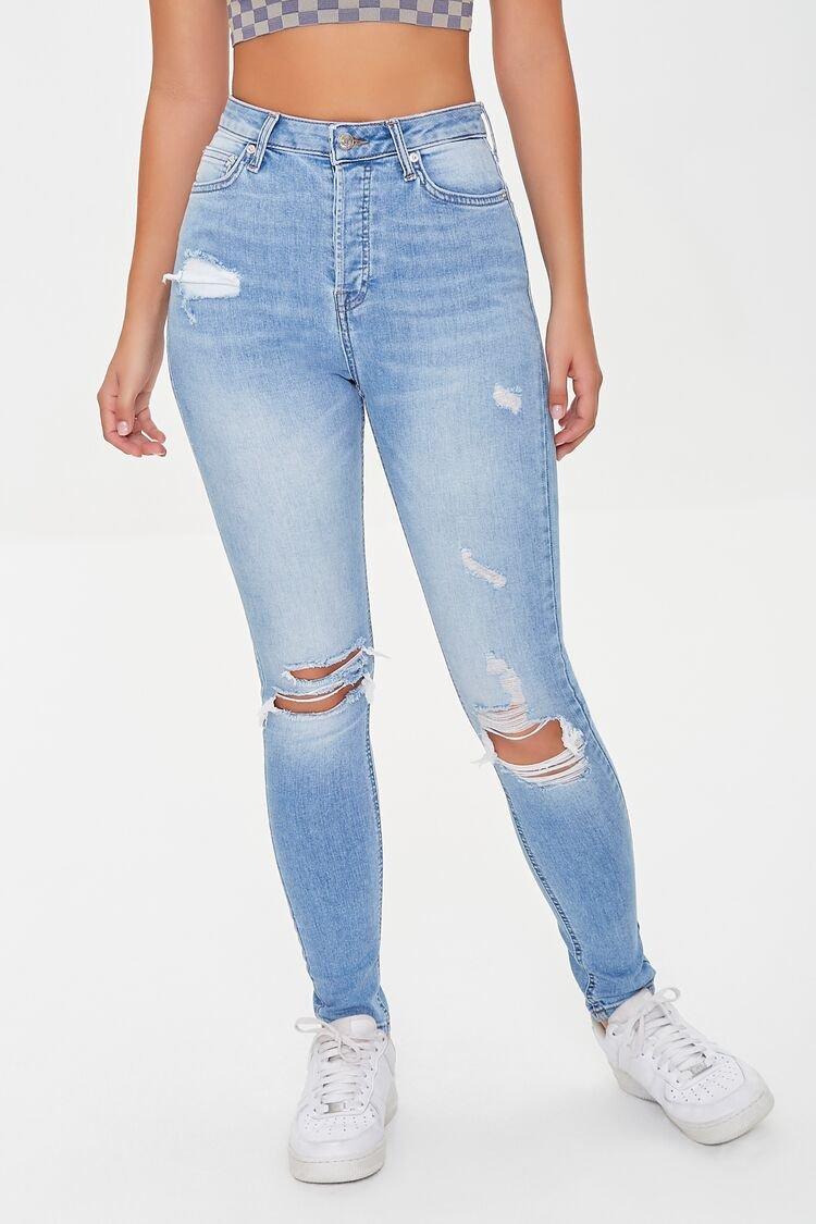 Women Premium High-rise Skinny Jeans 