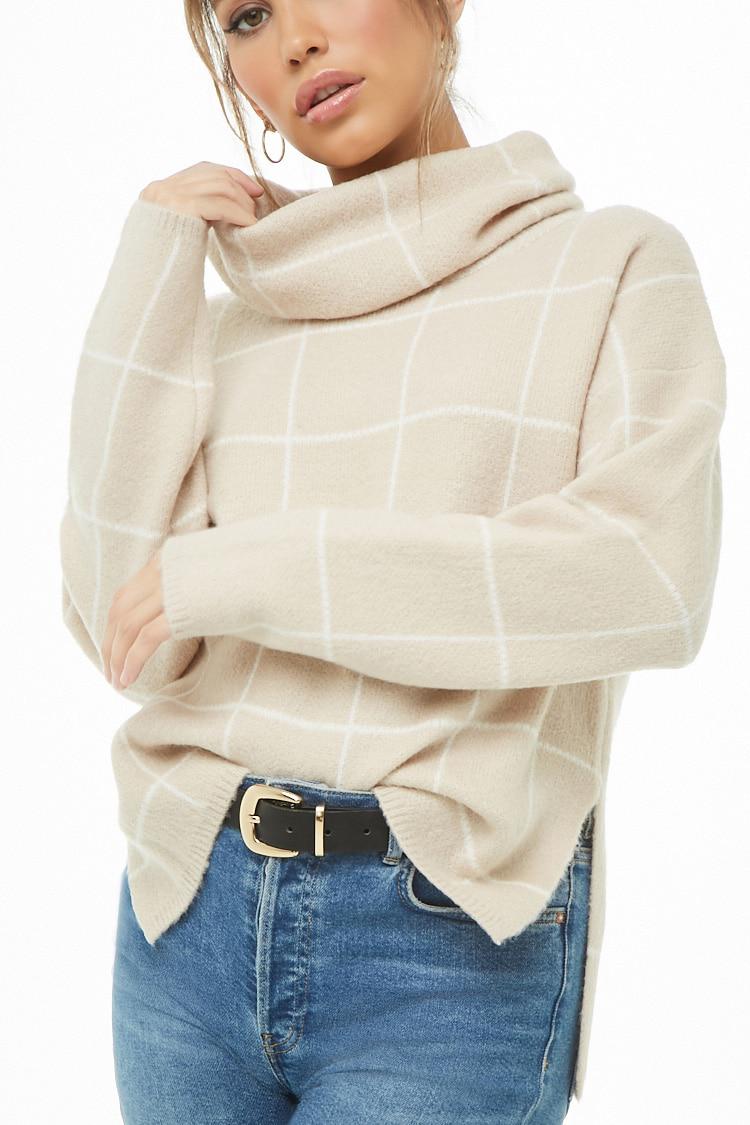 grid turtleneck