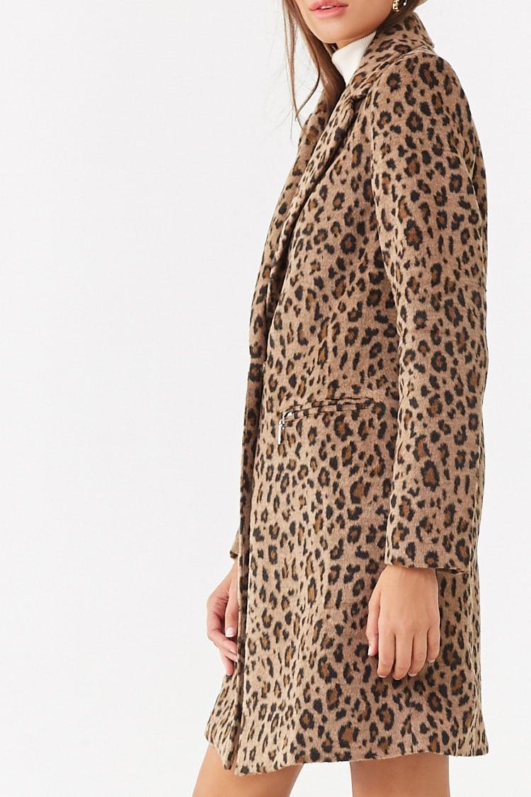 leopard coat forever 21