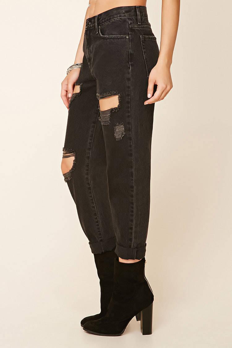 black boyfriend jeans forever 21