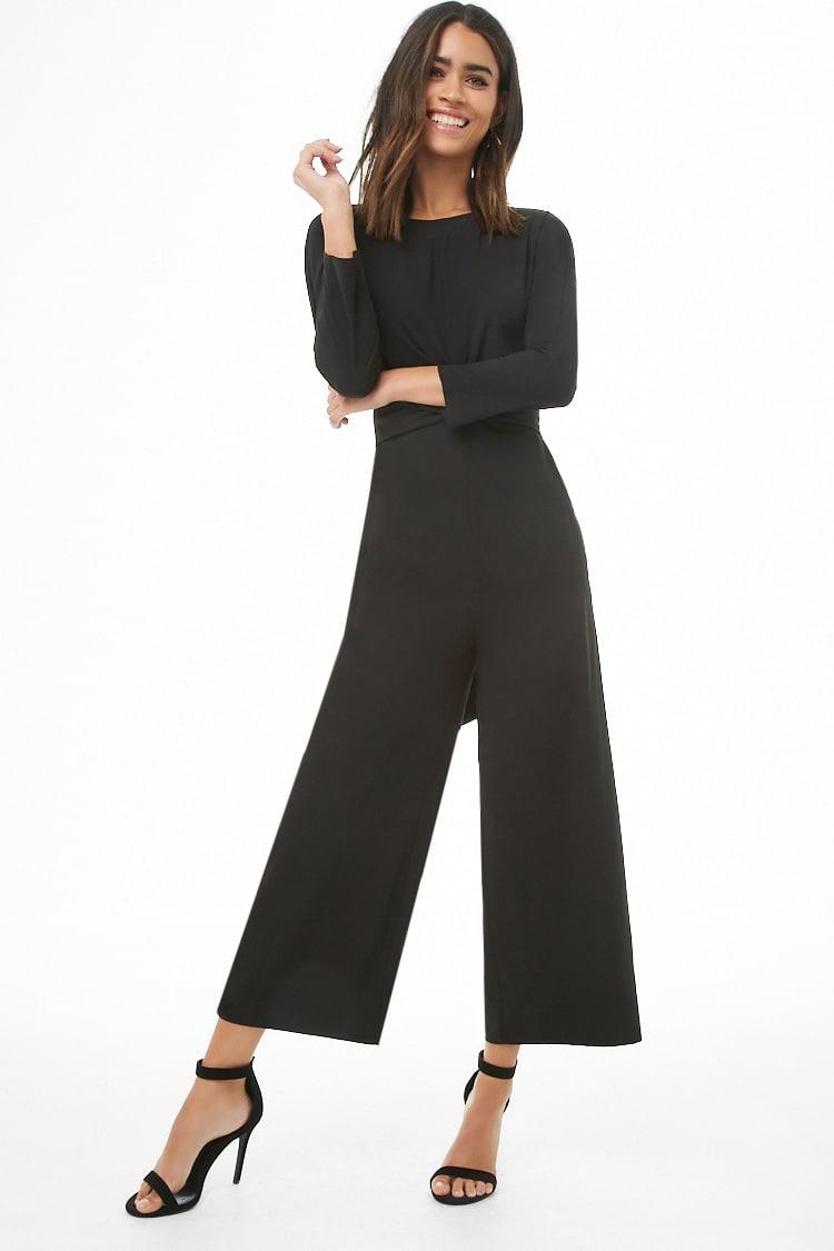 forever 21 long sleeve jumpsuit