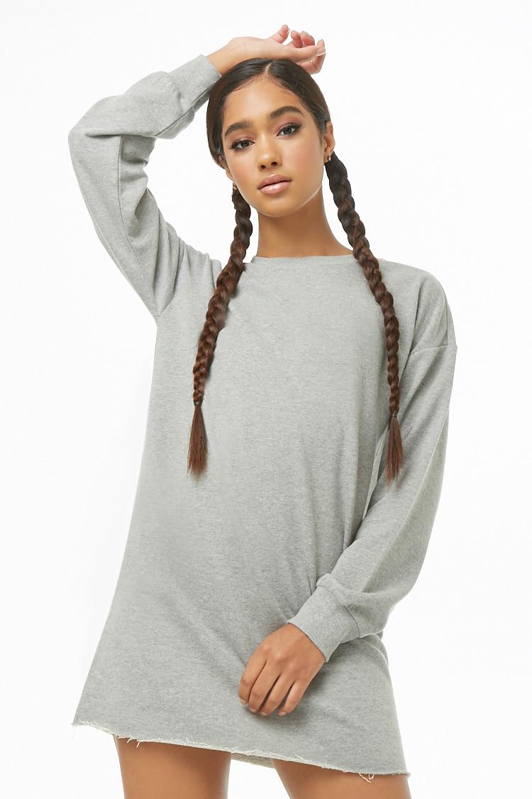 french terry sweatshirt dress
