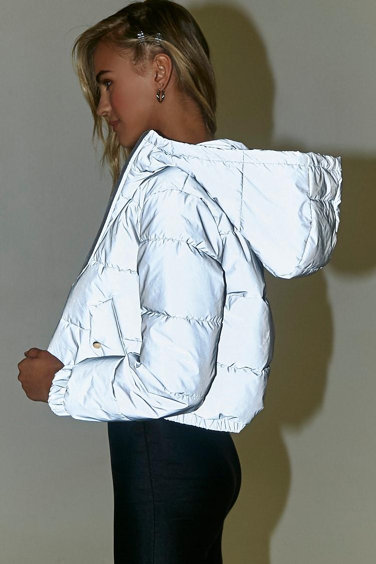 Cropped Puffer Jacket Reflective Clearance, 55% OFF | www.colegiogamarra.com