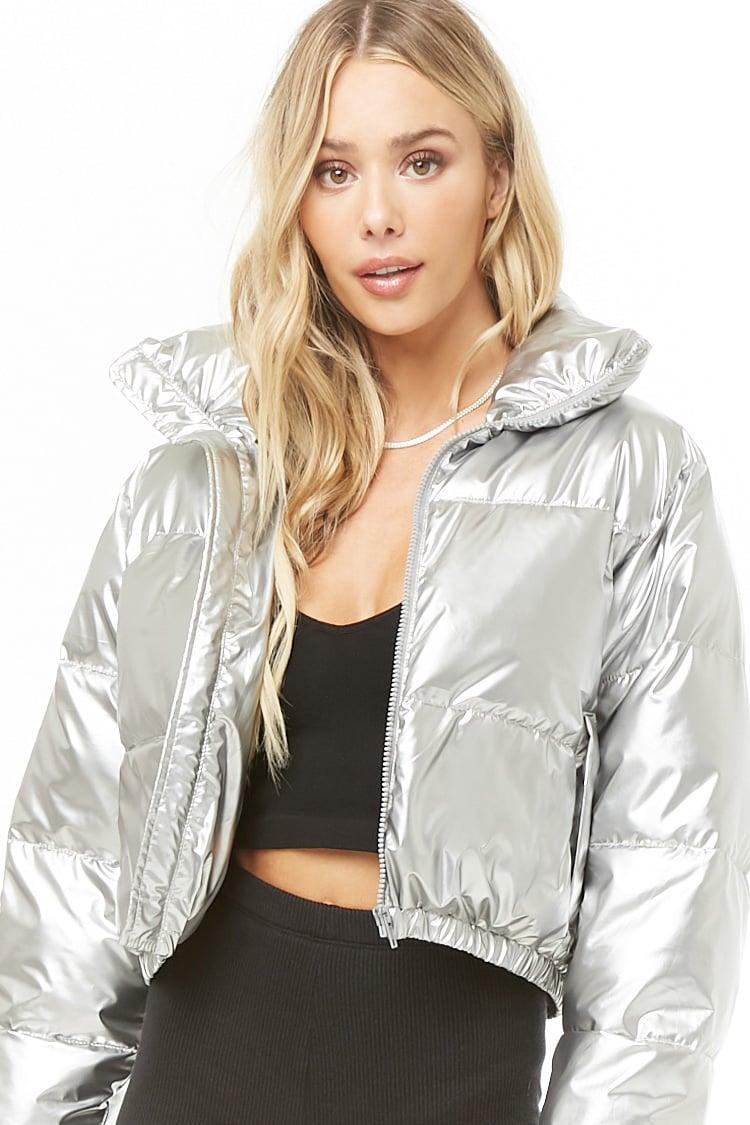 Cropped puffer jacket forever 21 Clearance