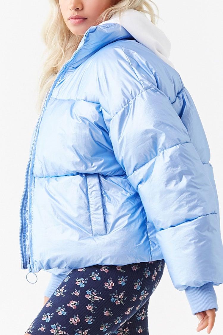 periwinkle puffer jacket