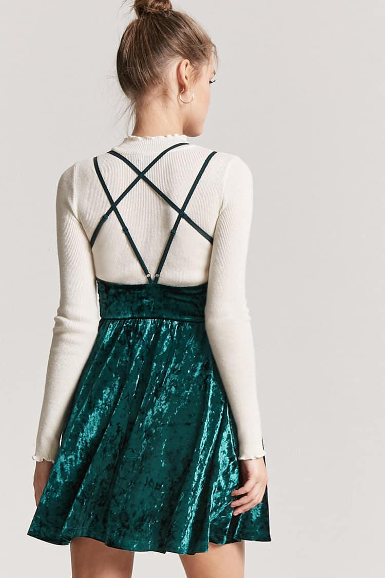 velvet cami dress forever 21
